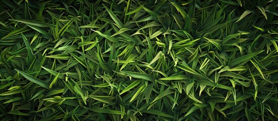 Freshly lush grass texture with beautiful green hues provides an ideal background for a copy space image