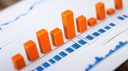 Detailed Market Chart Illustrating Business Stock Trends and Insights for Financial Analysis