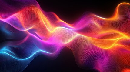 Obraz premium 3D rendering of ribbons and silk