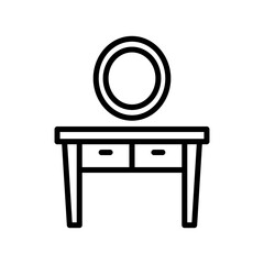 Dressing table icon