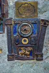 The smallest clock in Tbilisi, Georgia.