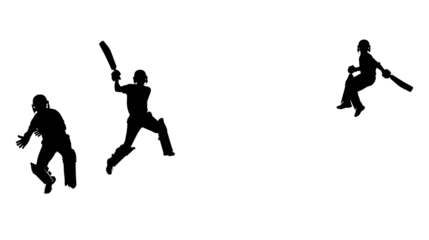 cricket silhouettes