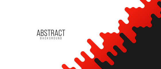 abstract background with red and black geometric shapes on white for modern design branding and presentation