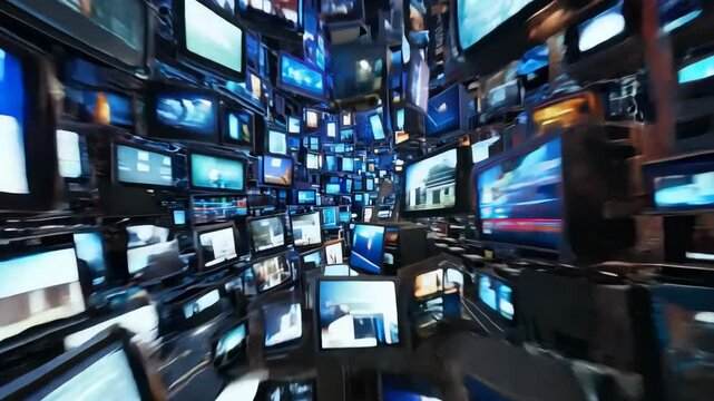 Infinite Hyperspeed TV Tunnel