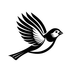 Fototapeta premium flying bird vector without background