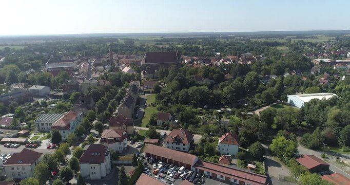 Luftaufnahme von Luckau
