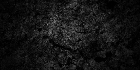 Obraz premium Abstract background with black marble texture and Vintage grungy Stone texture for on ceramic tile wallpaper. Black wall texture rough background dark concrete floor or old grunge and space for text. 