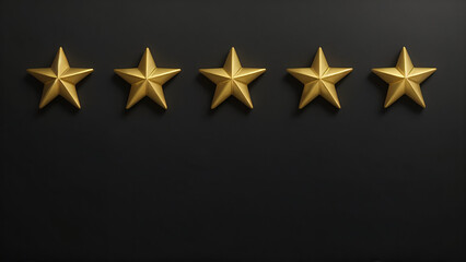 five gold stars