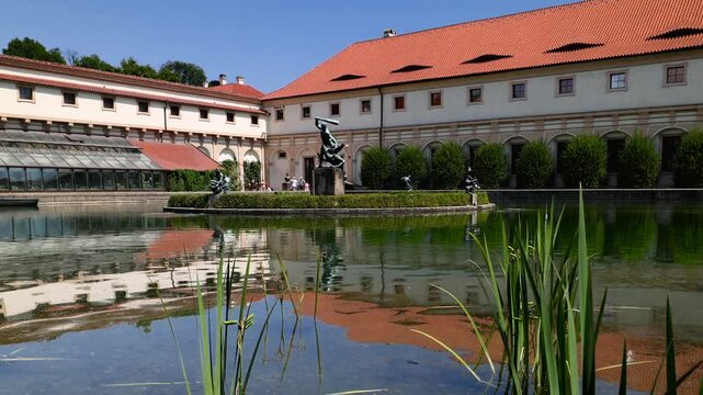 Wallenstein Gardens in the center of Prague, Czech Republic