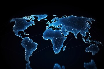 Diagram world space blue.