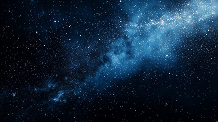 Obraz premium Milky Way Galaxy Illuminated with Starry Detail Deep Space Image
