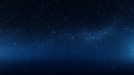 Starry Night Sky Filled with Distant White Dots Deep Space View
