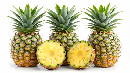 Healthy and delicious pineapples, rich in vitamin C and ideal for a balanced diet.