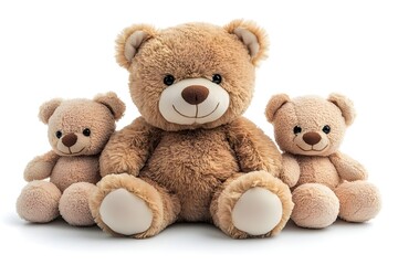 Obraz premium a group of teddy bears