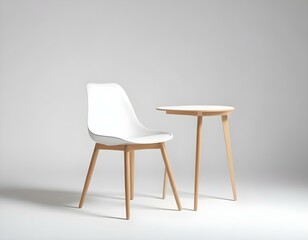 chair and table