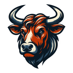 Bull vector illustration.