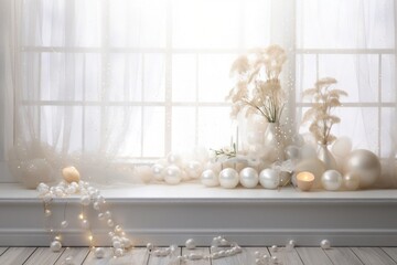 Window light architecture illuminated.