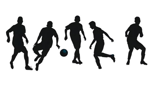 soccer p1 silhouettes
