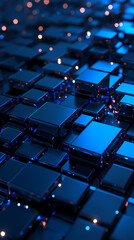 Obraz premium Future technological cube