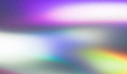 Vibrant purple orange blue color spots grainy gradient glowing backdrop design, noise texture banner, poster header design.