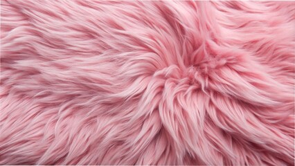 Fototapeta premium Close-up of soft, fluffy pink fur, showcasing its texture and vibrant color in a beautifully captured photograph