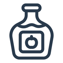 Sliced Autumn Apple with Seeds