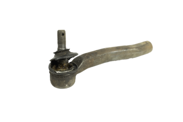 The old car ball joints are covered in grease.Old Ball joint Suspension System Parts