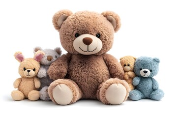 a group of teddy bears

