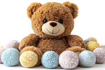 teddy bear with toy