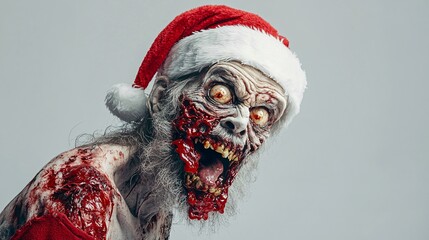 a santa clause zombie