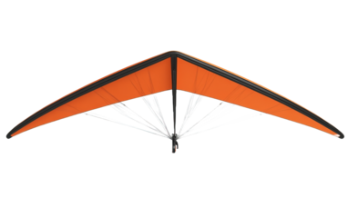 Hang glider isolated on white or transparent background