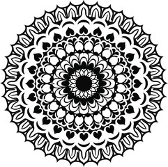 mandala design vector art Ai Generated