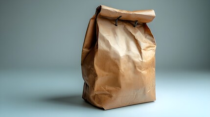 Obraz premium a brown paper bag with a string
