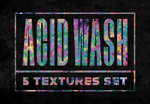 Acid Wash Textures With Generative AI