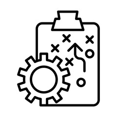 Strategy Planning line icon