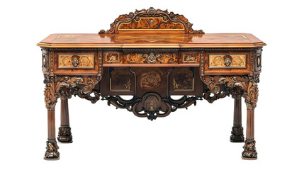 antique furniture isolated on white