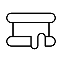 Ice Cream Sandwich line icon