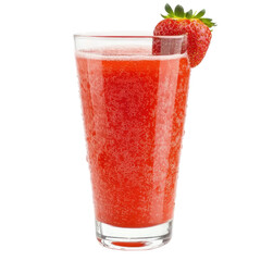 Glass of Strawberry Juice