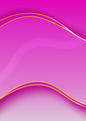 Light Purple and Pink Abstract Background with Gold Lines