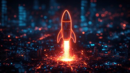 business technology internet and network concept start up funding crowdfunding investment venture capital entrepreneurship illustration