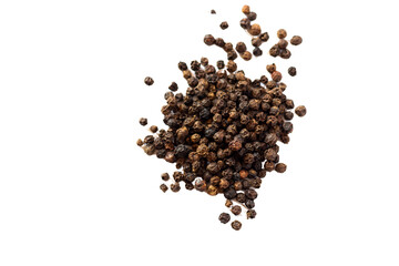 Close up, png shot of the black pepper on the transparent background