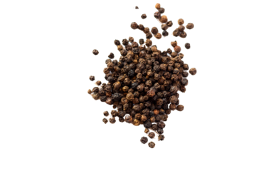 Close up, png shot of the black pepper on the transparent background