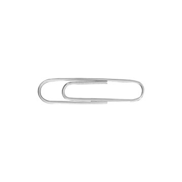 paper clip isolated transparent background