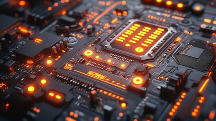 Obraz premium A close up of a computer chip with the numbers C7C0F1