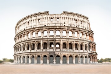 Fototapeta premium A colosseum landmark architecture amphitheater.