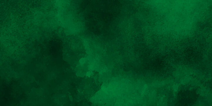 Dark green grunge interior wall backdrop,Abstract painting by green watercolor ink,Watercolor green grunge painting stylist charming modern dark canvas.interior room, display products. green paper tex