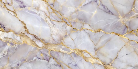 Fototapeta premium Elegant white gold lilac marble texture with subtle veining and soft, creamy tones, perfect for luxury design, jewelry, and high-end fashion backgrounds.