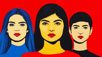 Fototapeta premium Digital poster for Human Rights Day, featuring illustrations of diverse faces, flags, and symbols of peace, equality, and justice 