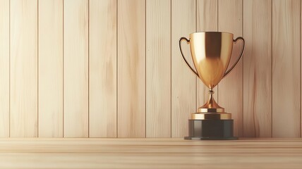 A glowing award placed neatly on a glass shelf in a modern office setting appreciation, honor