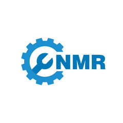 NMR letter logo design on white background. NMR logo. NMR creative initials letter Monogram logo icon concept. NMR letter design
